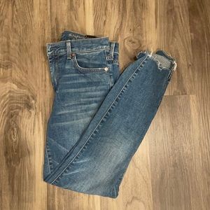 7 For All Mankind High Waist Skinny